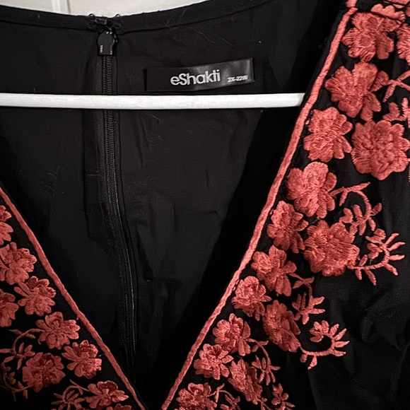 eShakti Floral Embroidered Dress - Picture 3 of 3